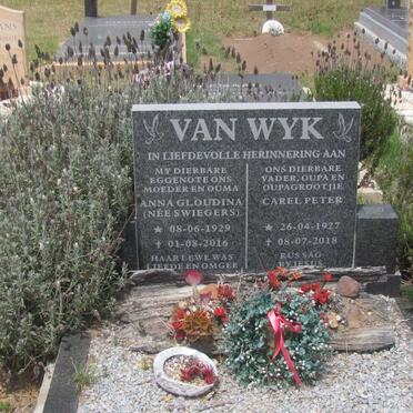 WYK Carel Peter 1927-2018 &amp; Anna Gloudina SWIEGERS 1929-2016