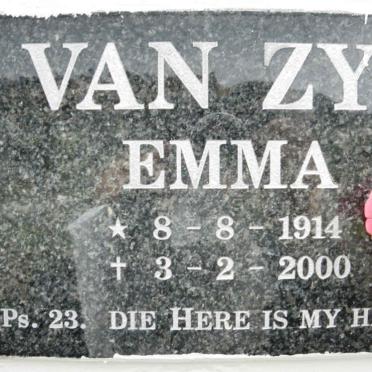 ZYL Emma, van 1914-2000