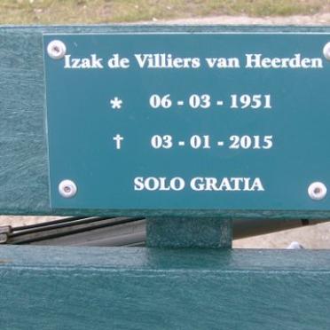 HEERDEN Izak de Villiers, van 1951-2015