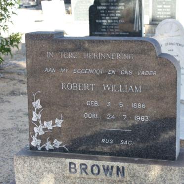 BROWN Robert William 1886-1963