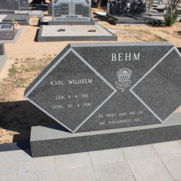 BEHM Karl Wilhelm 1911-1981