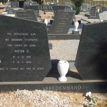 BREDENHAND Pieter C. 1921-1976
