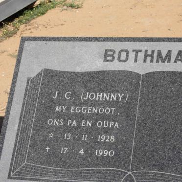 BOTHMA J.C. 1928-1990