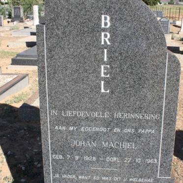 BRIEL Johan Machiel 1928-1963