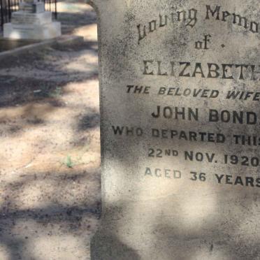 BOND Elizabeth -1920