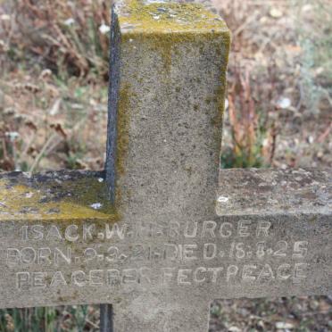 BURGER Isack W. ? 1921-1925