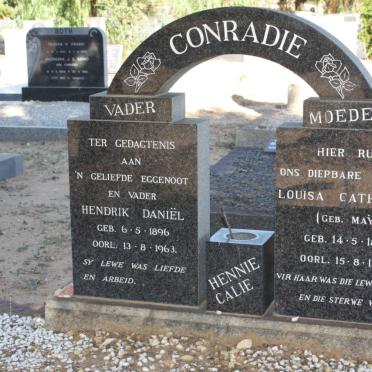 CONRADIE Hendrik Daniel 1896-1963 &amp; Louisa Catharina MAY 1896-1980