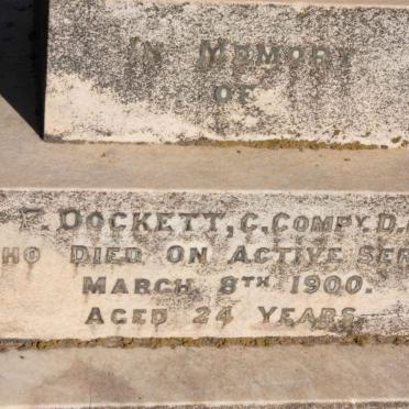 DOCKETT F. -1900
