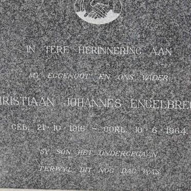 ENGELBRECHT Christiaan Johannes 1916-1964