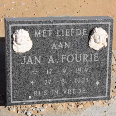 FOURIE Jan A. 1919-1993