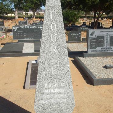 FOURIE Philippus Blomerus 1937-1983