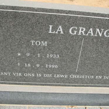 GRANGE Tom, la 1933-1996