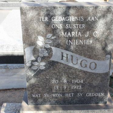 HUGO Maria J.C. 1904-1973