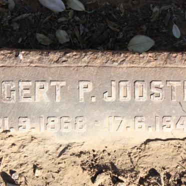 JOOSTE Gert P. 1868-1943
