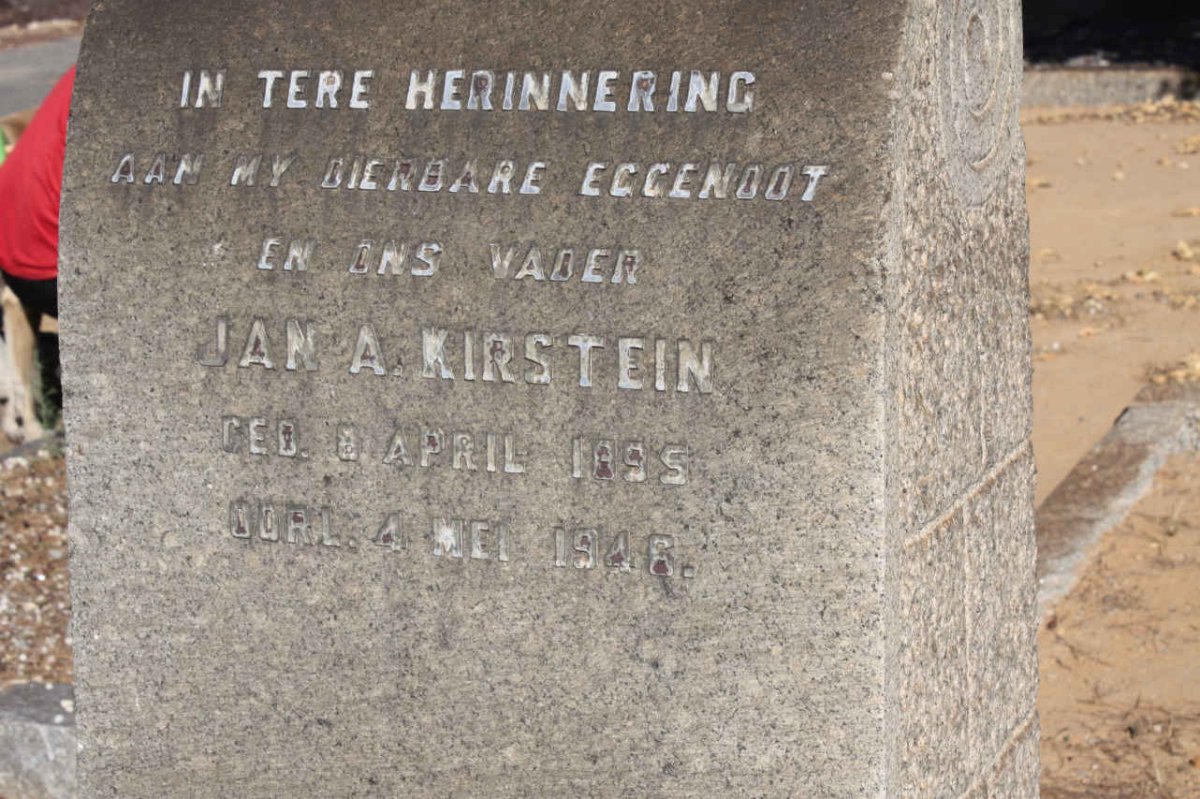 KIRSTEIN Jan A. 1895-1946