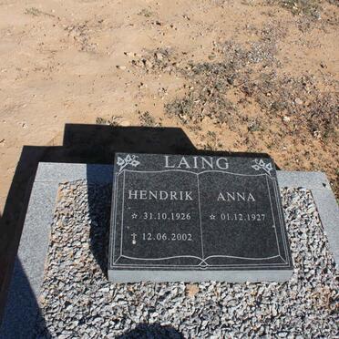 LAING Hendrik 1926-2002 &amp; Anna 1927-