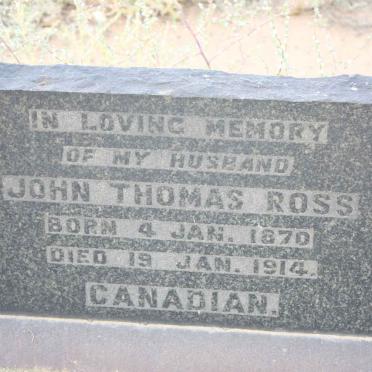 ROSS John Thomas 1870-1914