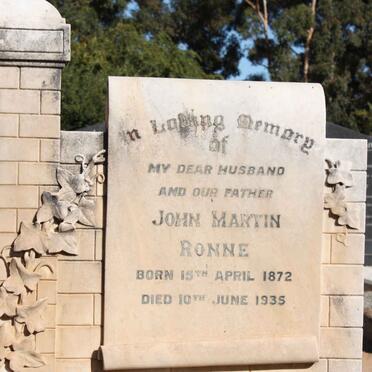 RONNE John Martin 1872-1935