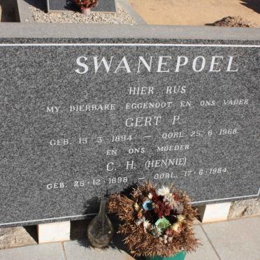 SWANEPOEL Gert P. 1894-1968 &amp; C.H. 1898-1984