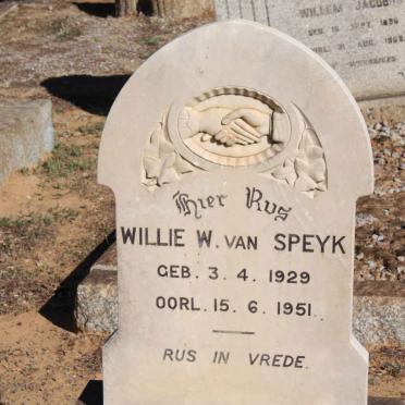 SPEYK Willie W., van 1929-1951