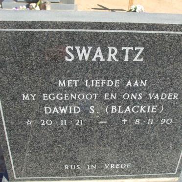 SWARTZ Dawid S. 1921-1990