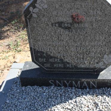 SNYMAN Adriaan 1924-1994 :: SNYMAN Adriaan Christoffel 1960-1994