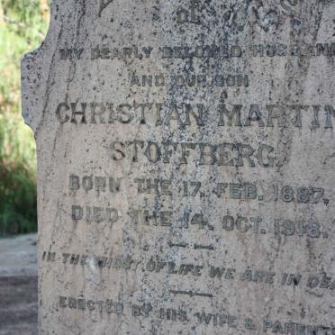 STOFFBERG Christian Martin 1887-1918