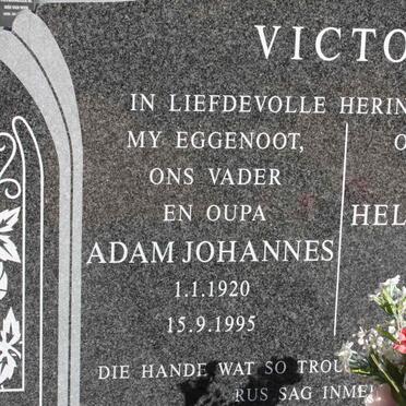 VICTOR Adam Johannes 1920-1995