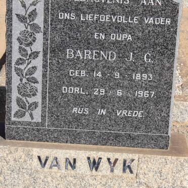 WYK Barend J.G., van 1893-1967