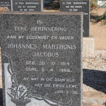 ? Johannes Marthinus Jacobus 1914-1968