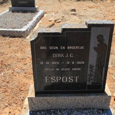 ESPOST Dirk J.G. 1925-1928