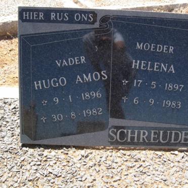 SCHREUDER Hugo Amos 1896-1982 &amp; Helena 1897-1983