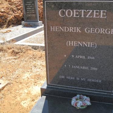 COETZEE Hendrik George 1948-2006