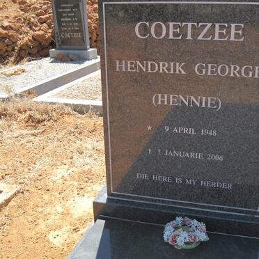 COETZEE Hendrik George 1948-2006