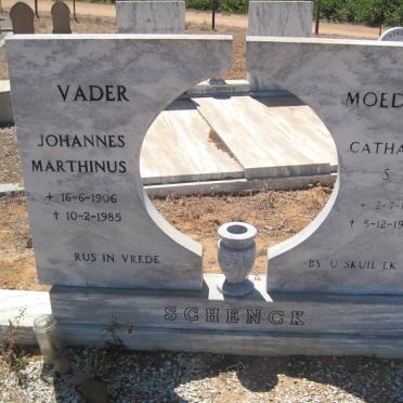 SCHENCK Johannes Marthinus 1906-1985 &amp; Catharina S.M. 1910-1986