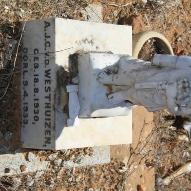 WESTHUIZEN A.J.C., v.d. 930-1933