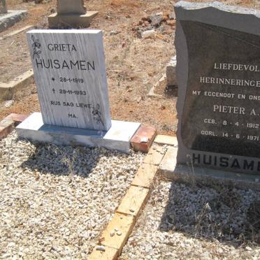 HUISAMEN Pieter A. 1912-1971 &amp; Grieta HUISAMEN 1919-1983