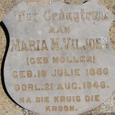 VILJOEN Maria M. nee MOLLER 1880-1940