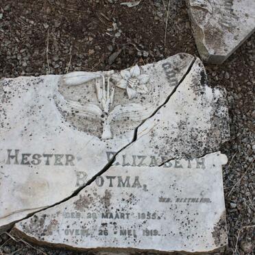 BOTMA Hester Elizabeth 1855-1919