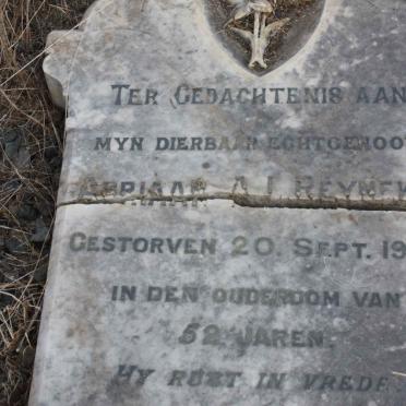 REYNEKE Adriaan A.L. -1905
