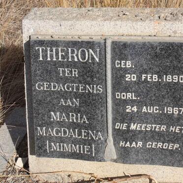 THERON Maria Magdalena 1890-1967