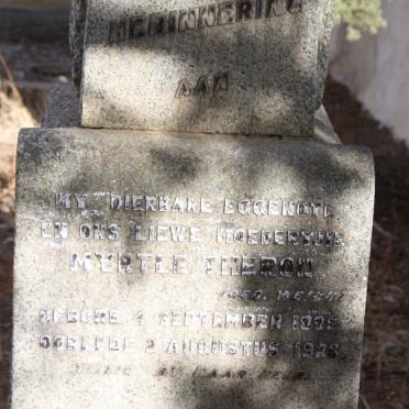 THERON Myrtle nee WEICHT 1895-1926