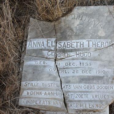 THERON Anna Elisabeth nee HUGO 1835-1910