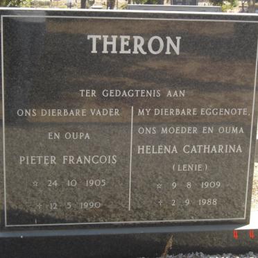 THERON Pieter Francois 1905-1990 &amp; Helena Catharina 1909-1988