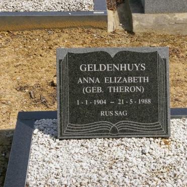 GELDENHUYS Anna Elizabeth nee THERON 1904-1988