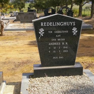 REDELINGHUYS Andries B.K. 1941-1983