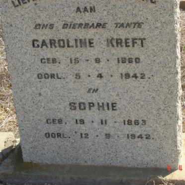 KREFT Caroline 1860-1942 :: KREFT Sophie  1863-1942