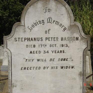 BASSON Stephanus Peter -1913