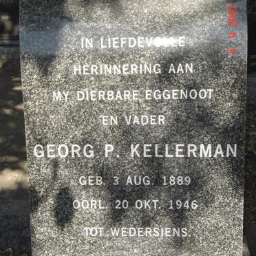 KELLERMAN Georg P. 1889-1946