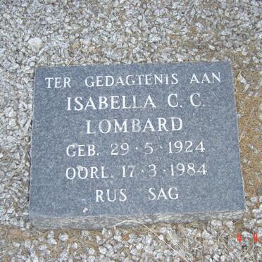 LOMBARD Isabella C.C. 1924-1984